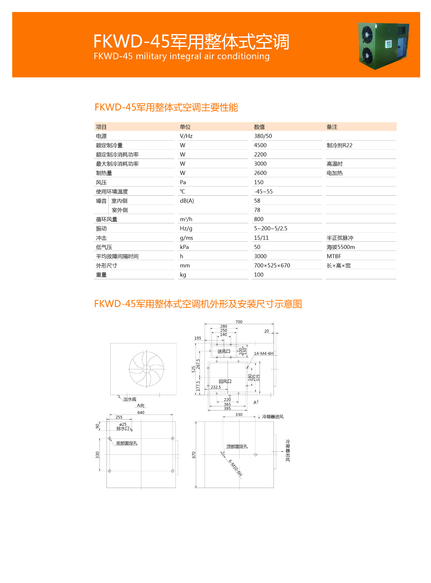 FKWD-45整体空调