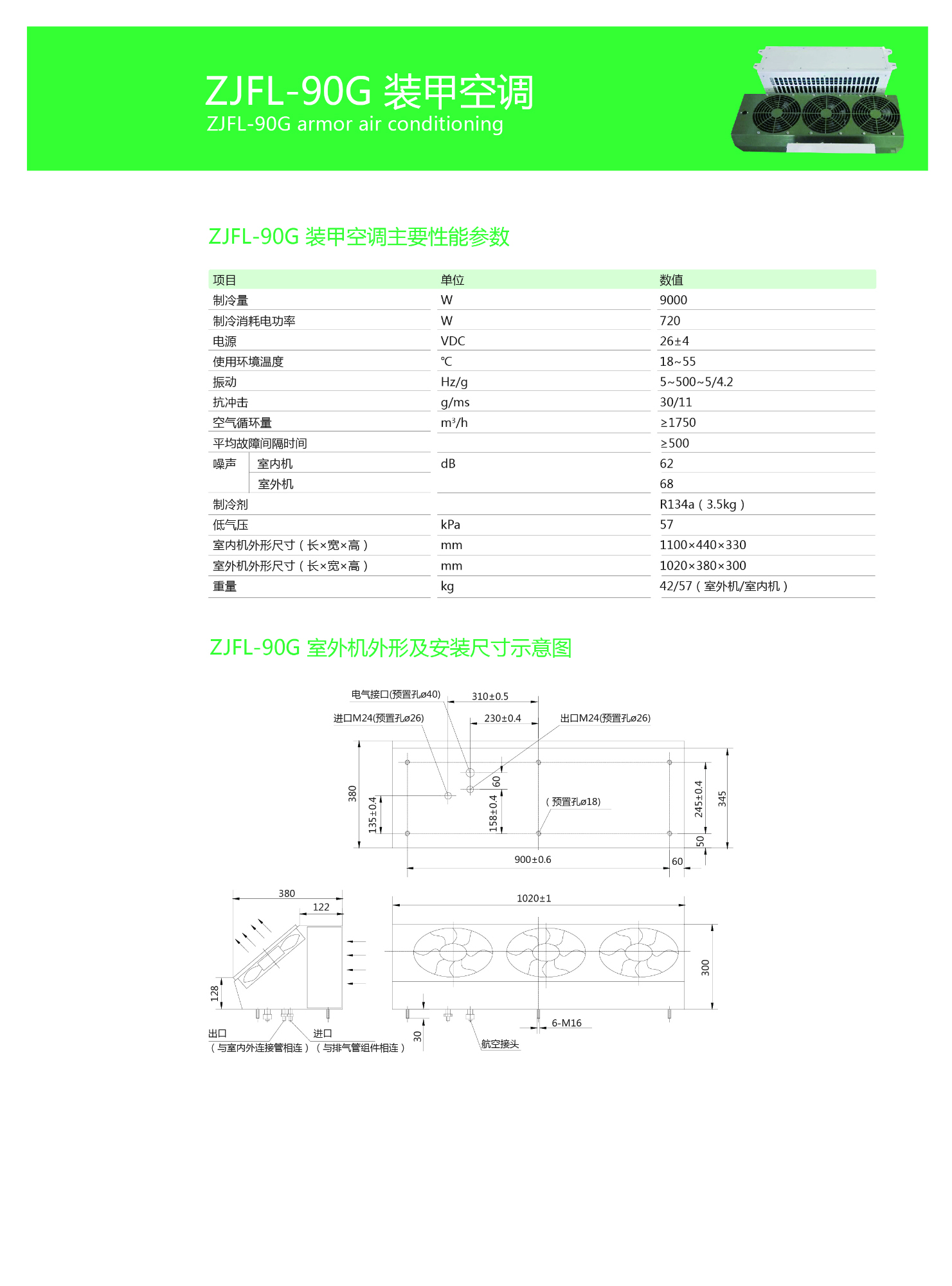 ZJFL-90装甲空调